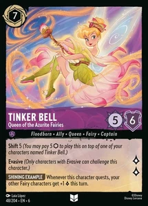 Tinker Bell, Queen of the Azurite Fairies - FOIL - Azurite Sea - Lorcana TCG - Imagen 1 de 6