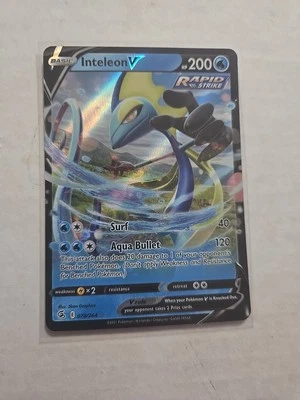 Inteleon V 078/264 Swsh08: Fusion Strike Holo - Image 1 of 2