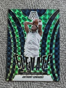2024-25 Panini Mosaic #3 Anthony Edwards Elevate Mosaic Green - Picture 1 of 2