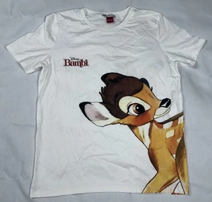 Camicia donna Zara Disney Bambi cotone bianco taglia S top rara - Foto 1 di 14