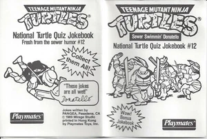 TMNT National Turtle Quiz Jokebook #12 Sewer Swimmin' Donatello - Bild 1 von 1