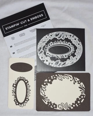 Stampin Up Cut & Emboss Dies, Petal Labels Dies, Qty.3 in Set - Image 1 of 2