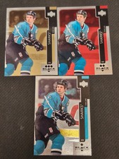 1997-98 UPPER DECK UD BLACK DIAMOND OWEN NOLAN #9 BASE RED GOLD 3 CARD LOT