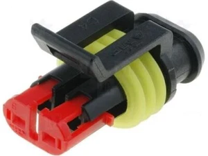 Husillo Superseal impermeable IP67 carcasa de casquillo 2 pines RM6,0 - Imagen 1 de 2