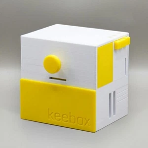 Keebox amarillo - dificultad 4/5 - impreso en 3D - caja de rompecabezas de descubrimiento secuencial - Imagen 1 de 4