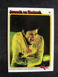 1979 Topps Star Trek: The Motion Picture Card # 48 Assault on Checkov! (EX) - Picture 1 of 3