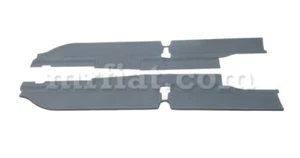 Mercedes W120 W121 180 190 Pontón Gris Puerta Alféizar Goma Set 2 Piezas Nuevo - Imagen 1 de 1