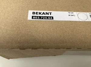 IKEA BEKANT Leg White, 4 per Pack, Steel, 803.724.64 Same Day Priority Shipping - Picture 1 of 1