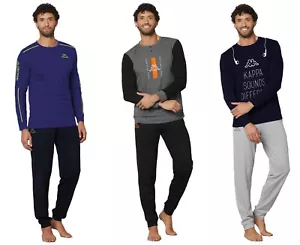 Pigiama UOMO cotone manica lunga estivo KAPPA primavera estate 8 colori - Afbeelding 1 van 10