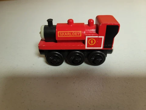 Thomas Wooden Railway Skarloey Train Very Good Condition!               re Cover