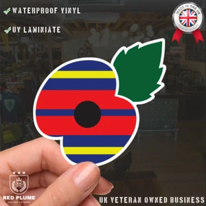 Royal Logistics Corps (RLC) Car Decal - UV Laminated Waterproof Vinyl - 10cm - Picture 1 of 5
