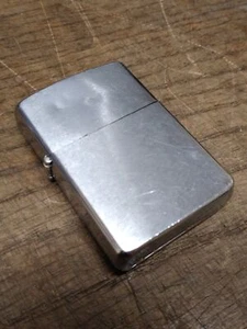 Vtg 1958 8 Dot Zippo Brushed Chrome Cigarette Lighter Pat. 2517191 Orig Insert!! - Picture 1 of 6