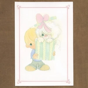 Unused Vintage 1989 SAMUEL J BUTCHER PRECIOUS MOMENTS Hallmark Friendship Card - Picture 1 of 6