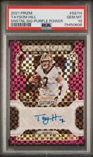 PSA 10 2021 Panini Prizm Signatures Taysom Hill Purple Power Auto /49 #SS-TH