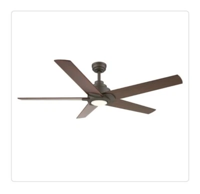 HDC Mickelson 52 in. LED Indoor Oil Rubbed Bronze Ceiling Fan with Light - Image 1 of 4