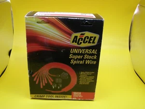 Accel 5041R Universal Super Stock Spark Plug Wire set. Eight Cylinder New in box - Picture 1 of 4