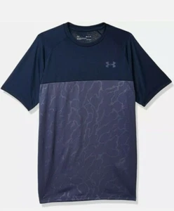 Camiseta Under Armour para Hombre UA Heat Gear 2.0 En relieve Moda Entrenamiento XLarge - Imagen 1 de 4