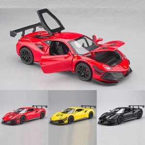 1/32 Ferrari 488 Challenge Model Car Supercar Diecast for Kids Toy Cars Gifts - Picture 1 of 21