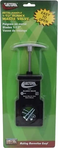 Valterra T1001VP Bladex Valvola di scarico 1-1/2" con manico in metallo camper rimorchio - Foto 1 di 2