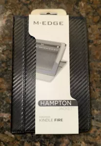 M-Edge Hampton Jacket Kindle Fire Protective Case Carbon Fiber Design - Picture 1 of 8