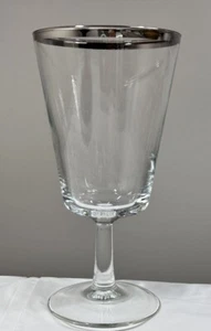 WATER GOBLET Parisienne Cristal D’Arques Durand French Crystal Wedding Ring - Picture 1 of 8