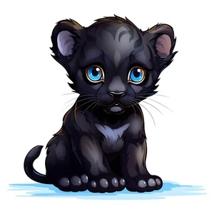 Autoaufkleber Sticker Baby Black Panther Aufkleber - Picture 1 of 1