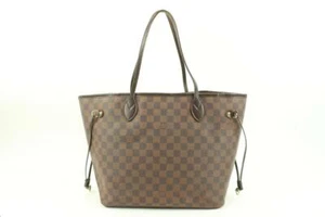 Louis Vuitton Damier Ebene Neverfull MM Tote Bag 82lv225s - Picture 1 of 12