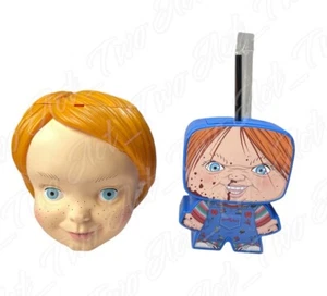 Cinemark Exclusive HORROR Childs Play Chucky Popcorn Eimer & Souvenir Tasse NEU - Bild 1 von 11