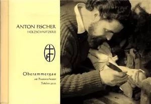 ANTON FISCHER HOLZSCHNITZEREI PASSIONSTHEATER 1950 CATALOG CRUCIFIX WOOD CARVED - Imagen 1 de 6