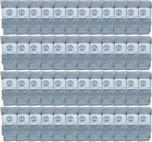48 Pack of Yacht & Smith Kids Solid Tube Socks Size 6-8 Gray - Boys Crew Sock - Picture 1 of 4