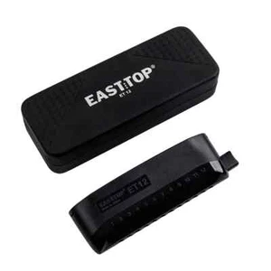 EASTTOP Chromatic Harmonica ET12 ABS Plastic Cover Plate 12Hole Harp Mouth Organ - Picture 1 of 18