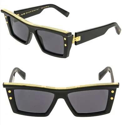 Gafas de sol BALMAIN B-VII B 7 DE AKONI BPS131 negro dorado titanio BPS 131A moda Foto 1 de 4