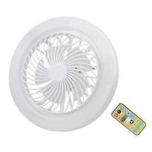 E27 Small Fan Silent Ceiling Fan with Adjustable Color K2T5 - Picture 1 of 10