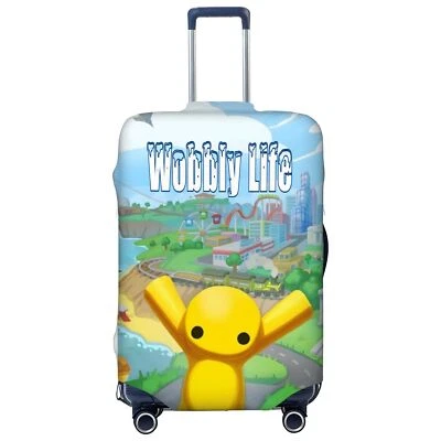 Cubierta de equipaje de viaje Game Wobbly Life cubierta de equipaje protector de maleta 18-32 pulgadas Foto 1 de 4