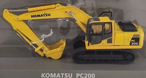 DIECAST 1/72 SCALE KOMATSU PC200 TRACKED EXCAVATOR OXFORD OO GAUGE RAILWAY - Picture 1 of 4