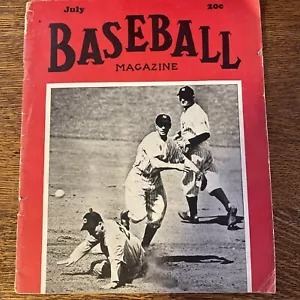 Baseball Magazine July 1938 - Foto 1 di 16