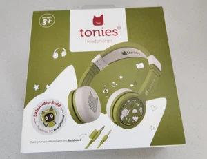 Auriculares Tonies para Toniebox verdes alimentados por BuddyPhones Safe Audio 85dB nuevos - Imagen 1 de 6