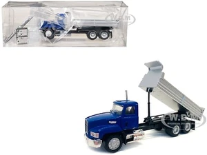 MACK DUMP TRUCK BLUE 1/87 (HO) PLASTIC MODEL BY PROMOTEX 006599 BL - Picture 1 of 1