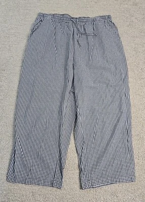 Casual Corner Annex Mediano M Cuadros Recortado Capri Negro Blanco Comodidad Foto 1 de 4