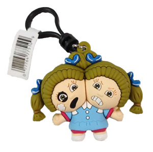 Garbage Pail Kids GPK Figural 3D Bag Clip Keychain Series 2 Double Heather