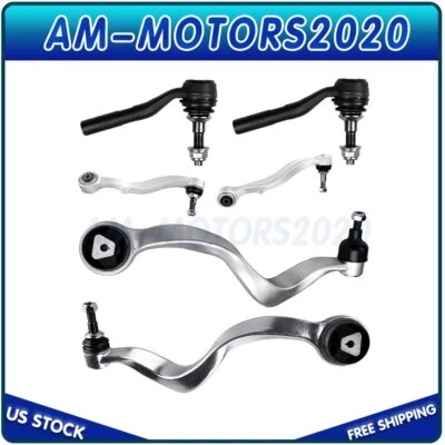 Suspension 4x Control Arm & Ball Joint 2 x Tie Rod Fits Fits 2006-2008 BMW 750Li - Image 1 of 4