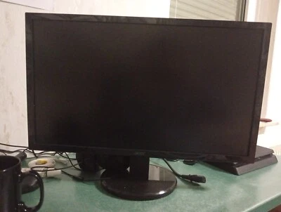 Acer K242HLbd LED Monitor 24" FHD 1920x1080 TN Panel VGA DVI 60Hz 5ms schwarz - Bild 1 von 2