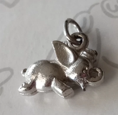 Летающая винтажная подвеска Дамбо от Walt Disney Productions серебристая - Изображение 1 из 2