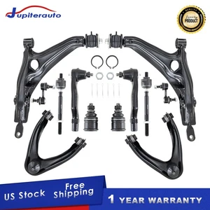 Kit(12) Front Control Arms Ball Joint Tie Rod Ends For 1997-2001 Honda CRV CR-V - Picture 1 of 13
