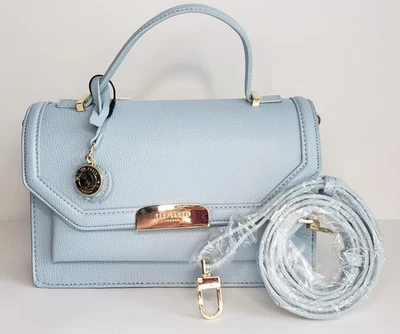 TED BAKER LONDON RILEY LIGHT BLUE TOP HANDLE SATCHEL / CROSSBODY STRAP BAG NWT - Image 1 of 4
