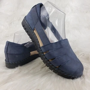 Easy Street Bugsy Damen-Slipper marineblau Freizeitschuhe Größe US 8 W Weite - Bild 1 von 6