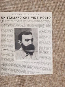 Luigi Balzan Esploratore Badia Polesine 30 gennaio 1865 Padova 26 settembre 1893 - Picture 1 of 1