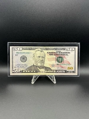 *Star Note-  $50 Bill (Fifty Dollar Bill) - 2013 SN# MB 00284292* - Image 1 of 3