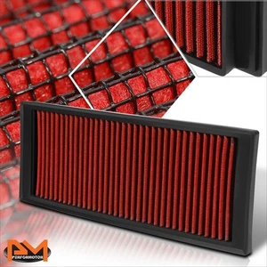 For 09-17 VW Jetta/Passat/Tiguan Reusable Multilayer High Flow Air Filter Red - Picture 1 of 6
