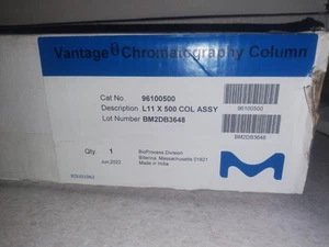 Millipore Vantage L Laborsäule VL 16 x 500 FARBE ASSY 96160500 August 2019 - Bild 1 von 3